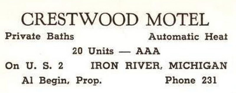 Crestwood Motel - Vintage Postcard (newer photo)